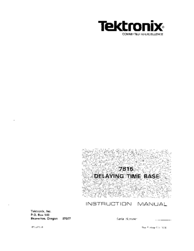 Tektronix 7B15 In  Tektronix 7B15_In.pdf