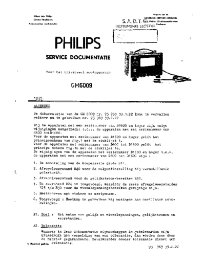 Philips gm6009  Philips gm6009.pdf