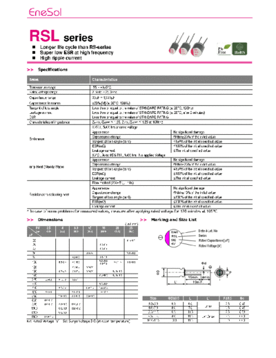 Enesol-Matsuki Matsuki-Enesol [MPCAP-EneCAP] [polymer thru-hole] RSL Series  . Electronic Components Datasheets Passive components capacitors Enesol-Matsuki Matsuki-Enesol [MPCAP-EneCAP] [polymer thru-hole] RSL Series.pdf