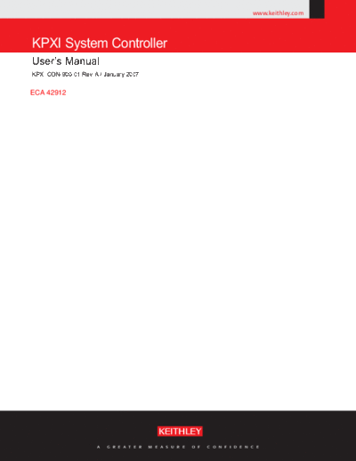 Keithley KPXI-CON-900 (A - Jan 2007)(User)  Keithley KPXI KPXI-CON-900 (A - Jan 2007)(User).pdf