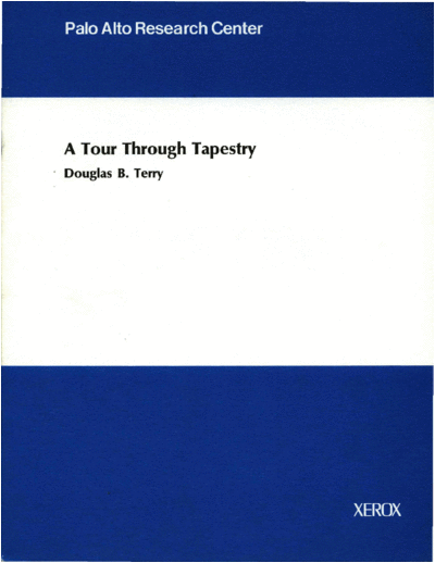 xerox CSL-93-13 A Tour Through Tapestry  xerox parc techReports CSL-93-13_A_Tour_Through_Tapestry.pdf