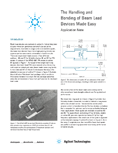 Agilent 5953-4435 The Handling and Bonding of Beam Lead Devices Made Easy - Application Note c20131209 [7]  Agilent 5953-4435 The Handling and Bonding of Beam Lead Devices Made Easy - Application Note c20131209 [7].pdf