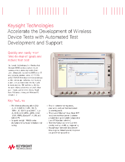 Agilent 5988-5833EN Accelerate the Development of Wireless Device Tests with Automated Test Development and   Agilent 5988-5833EN Accelerate the Development of Wireless Device Tests with Automated Test Development and Support c20140922 [2].pdf