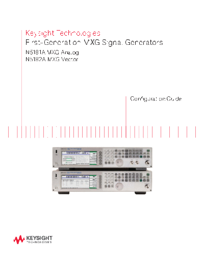 Agilent 5989-5485EN First-generation MXG Signal Generators - Configuration Guide c20140828 [10]  Agilent 5989-5485EN First-generation MXG Signal Generators - Configuration Guide c20140828 [10].pdf