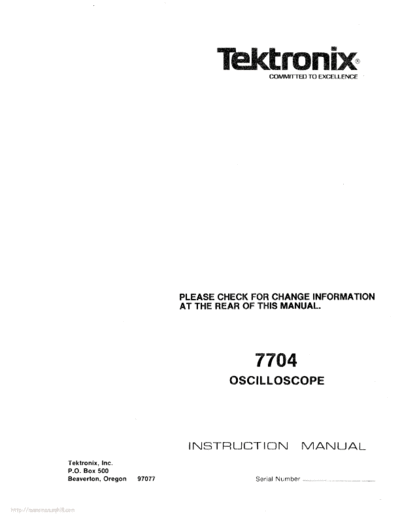 Tektronix 7704  Tektronix 7704.pdf