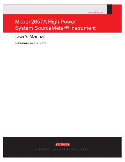 Keithley 2657A-900-01 (A - Apr 2012)(User)  Keithley 2657 2657A-900-01 (A - Apr 2012)(User).pdf