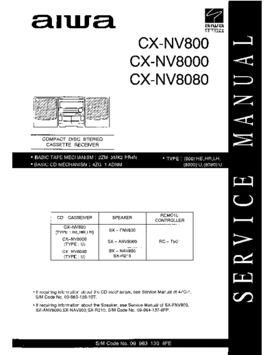 AIWA hfe   cx-nv800 nv8000 nv8080 service en  AIWA Audio CX-NV800 hfe_aiwa_cx-nv800_nv8000_nv8080_service_en.pdf