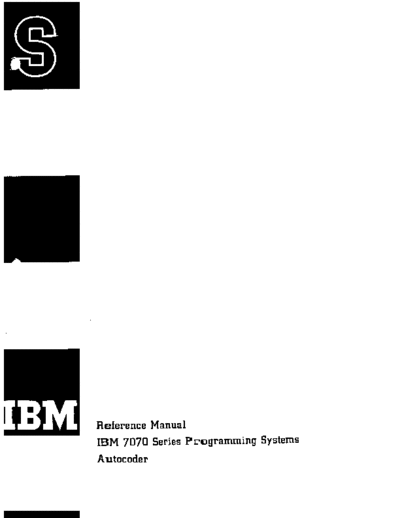 IBM C28-6121-0 7070autocoder 61  IBM 7070 C28-6121-0_7070autocoder_61.pdf