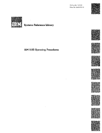 IBM GA26-5717-1 1130 Operating Procedures Aug71  IBM 1130 GA26-5717-1_1130_Operating_Procedures_Aug71.pdf
