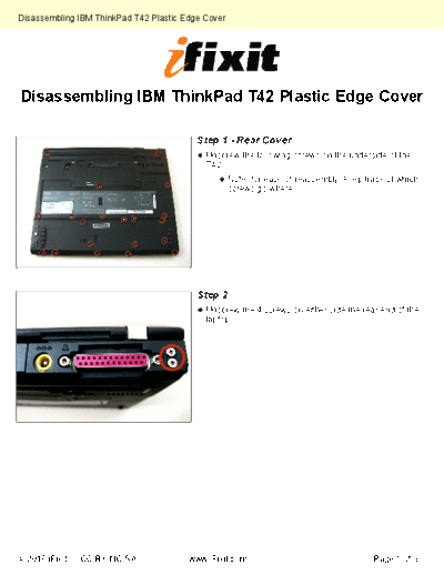 IBM Disassembling-Plastic-Edge-Cover-3051  IBM IBM ThinkPad T42 Disassembling-Plastic-Edge-Cover-3051.pdf