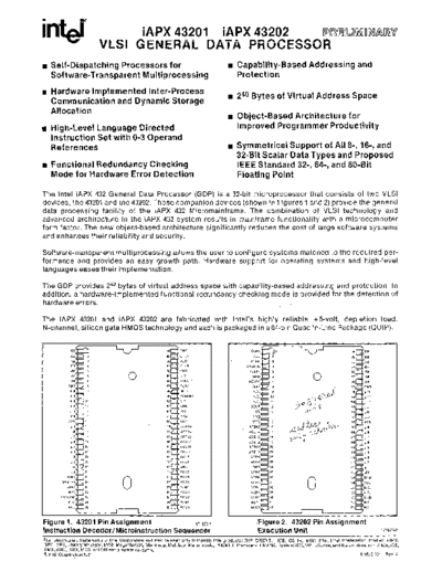 Intel 171873-001 iAPX 43201 iAPX 43202 VLSI General Data Processor Feb81 Intel iAPX_432 171873-001_iAPX_43201_iAPX_43202_VLSI_General_Data_Processor_Feb81.pdf
