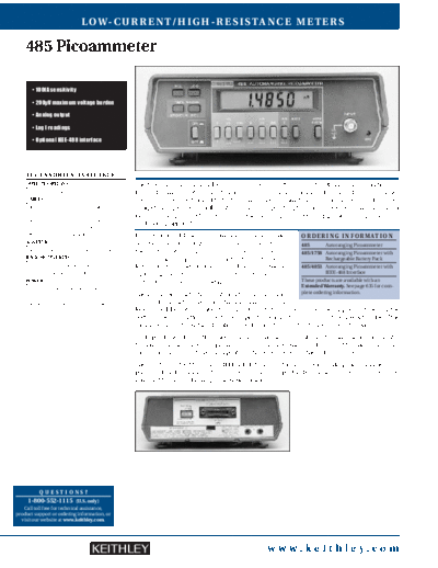 Keithley 485  Keithley 485 485.pdf