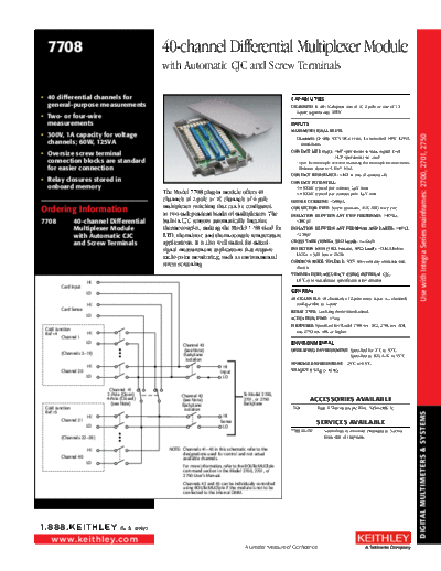 Keithley 7708  Keithley 77xx 7708.pdf