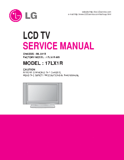 LG LG 17LX1R [SM]  LG Monitor LG_17LX1R_[SM].pdf