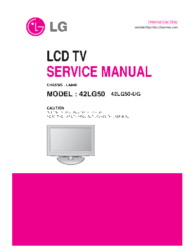 LG LG 42LG50 [SM]  LG Monitor LG_42LG50_[SM].pdf