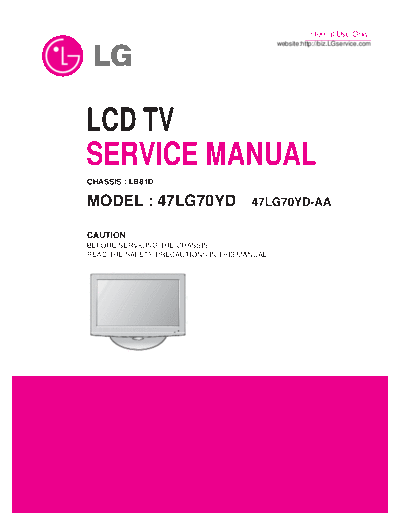 LG 47LG70YD Service Manual  LG LCD 47LG70YD Service Manual.pdf