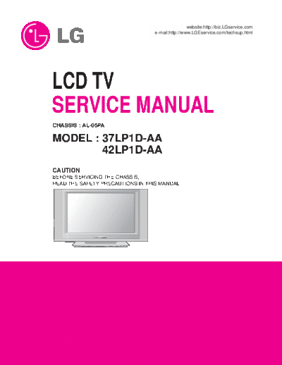 LG 37LP1D Service Manual  LG LCD 37LP1D Service Manual.pdf