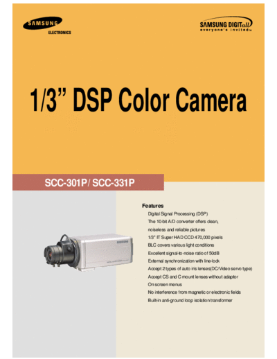 Samsung SCCA301P  Samsung Cam SCC-301P SCCA301P.pdf