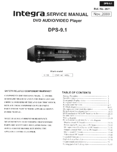 ONKYO hfe onkyo integra dps-9-1 service en  ONKYO Audio Integra DPS-9 hfe_onkyo_integra_dps-9-1_service_en.pdf