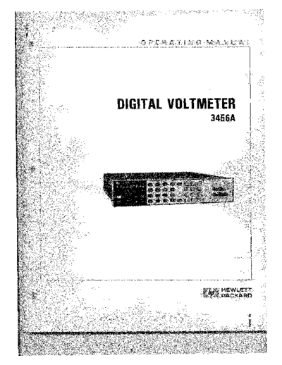 Agilent 3456A Operators Manual Part 1 of 2  Agilent 3456A doc 3456A Operators Manual Part 1 of 2.PDF