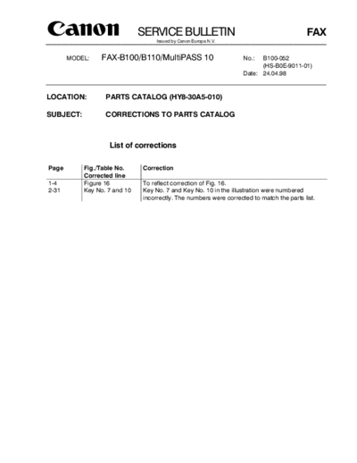 CANON B100 052  CANON Fax B100 B100_052.PDF