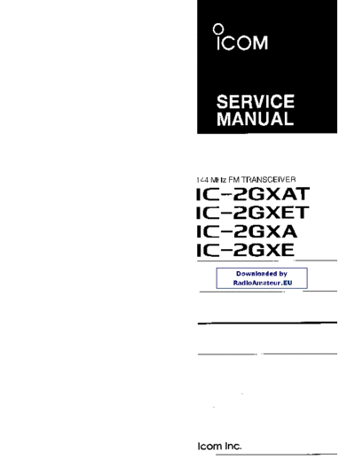 Icom IC2GXA E AT ET serv  Icom IC2GXA_E_AT_ET_serv.pdf