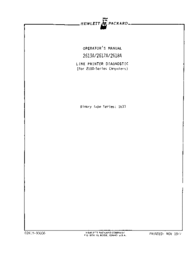 HP 02618-90006 Nov-1977  HP 1000 Diagnostics 02618-90006_Nov-1977.pdf