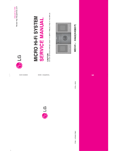 LG XA63 SB-EX-SI 1234271439  LG Audio XA63 XA63_SB-EX-SI_1234271439.pdf