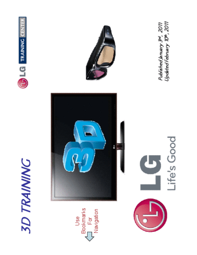 LG LG 3D TV -Training-Presentation Manual  LG LCD LG 3D Training LG 3D TV -Training-Presentation Manual.pdf