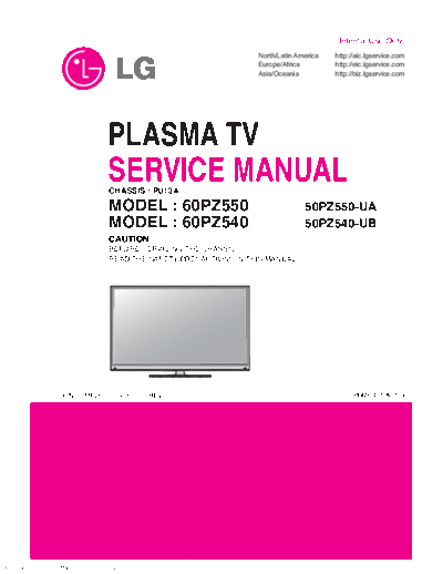 LG 60pz550  LG Plasma 60PZ540 60pz550.pdf