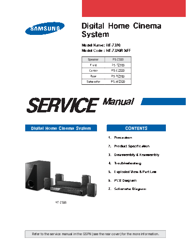 Samsung HTZ320RXEF ET-SB-EX-SI 1343990726  Samsung Audio HT-Z320 HTZ320RXEF_ET-SB-EX-SI_1343990726.pdf