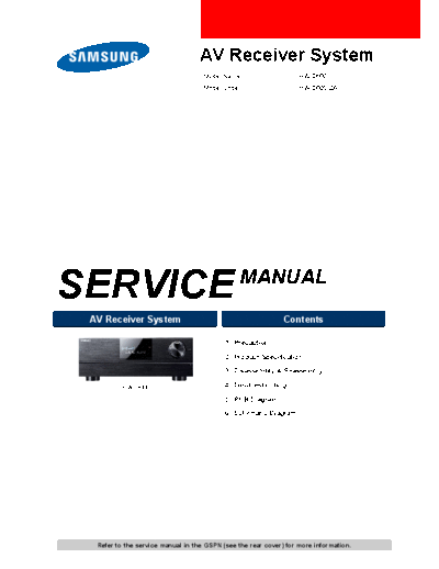 Samsung SAMSUNG HW-D600-ZA  Samsung Audio HW-D600-ZA SAMSUNG_HW-D600-ZA.pdf