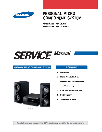 Samsung MMC530DEDC ET-SB-EX-SI 1412852000  Samsung Audio MM-C530D MMC530DEDC_ET-SB-EX-SI_1412852000.pdf