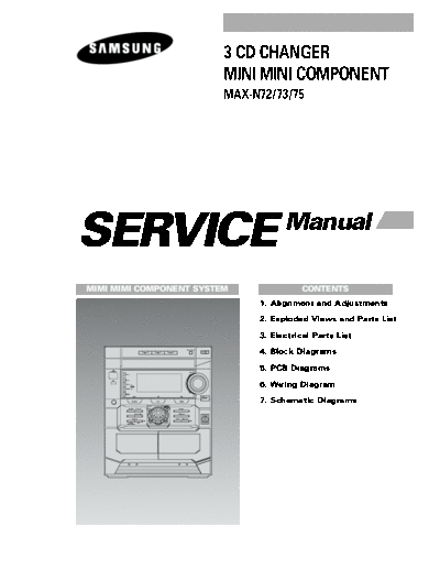 Samsung max-n72 -n73 -n75  Samsung Audio MAX-N72-73-75 max-n72_-n73_-n75.pdf