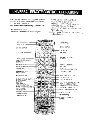 Samsung universal remote control programming manual Samsung DIV UNIVERSAL REMOTE CONTROL PROGRAMMING samsung_universal_remote_control_programming_manual.pdf