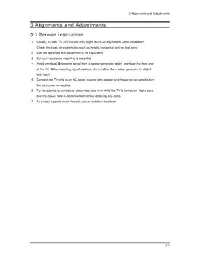 Samsung LE32M86 Alignment & Adjustment  Samsung LCD TV LE32M86 LE32M86_Alignment & Adjustment.pdf