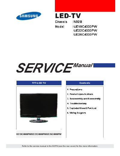 Samsung UE26C4000PWXXH ET-EX-SI 1436350771  Samsung LED TV UE26C4000PW UE26C4000PWXXH_ET-EX-SI_1436350771.pdf