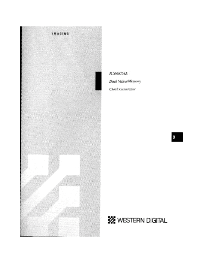 Western Digital 09_ICS90C61A  Western Digital _dataBooks 1992_SystemLogic_Imaging_Storage 09_ICS90C61A.pdf