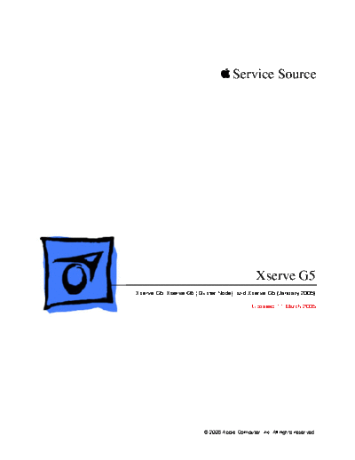 apple xserve g5  apple Xserve Xserve G5 or Xserve G5 (January 2005) xserve_g5.pdf