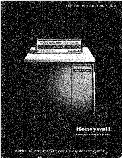 honeywell 130071621 DDP-516 INST MAN VOL2  honeywell series16 h516 130071621_DDP-516_INST_MAN_VOL2.pdf