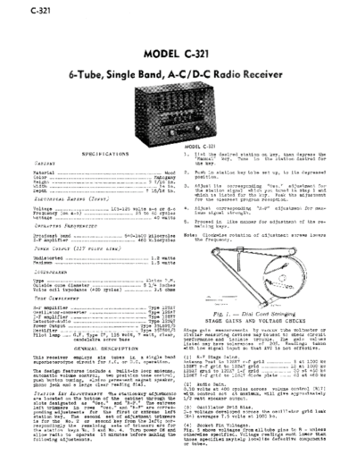 CANADIAN GENERAL ELECTRIC cgec321data  . Rare and Ancient Equipment CANADIAN GENERAL ELECTRIC C-321 cgec321data.pdf