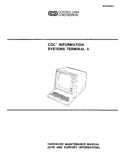 cdc CDC-82100083D IST-II Hardware Maintanance Manual Oct79 . Rare and Ancient Equipment cdc plato CDC-82100083D_IST-II_Hardware_Maintanance_Manual_Oct79.pdf
