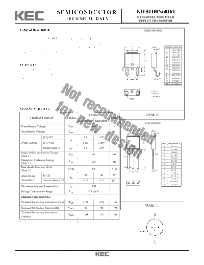 KEC khb1d0n60d i  . Electronic Components Datasheets Active components Transistors KEC khb1d0n60d_i.pdf