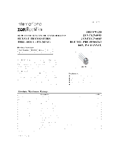 International Rectifier 2n6845 irff9120  . Electronic Components Datasheets Active components Transistors International Rectifier 2n6845_irff9120.pdf