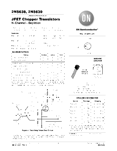 ON Semiconductor 2n5638 2n5639  . Electronic Components Datasheets Active components Transistors ON Semiconductor 2n5638_2n5639.pdf