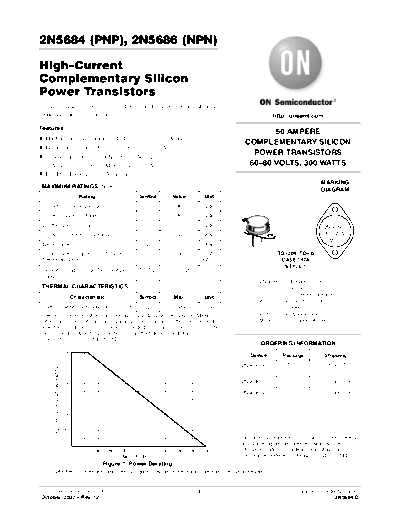 ON Semiconductor 2n5684 2n5686  . Electronic Components Datasheets Active components Transistors ON Semiconductor 2n5684_2n5686.pdf