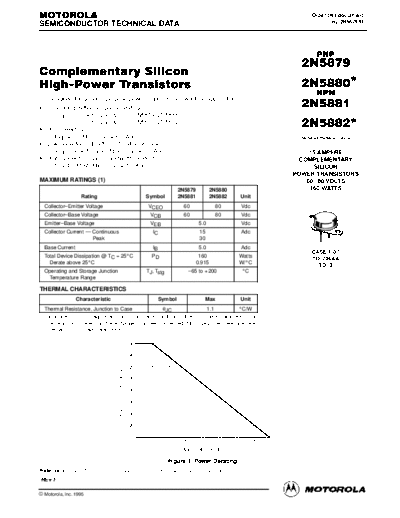 Motorola 2n5879 2n5880 2n5881 2n5882  . Electronic Components Datasheets Active components Transistors Motorola 2n5879_2n5880_2n5881_2n5882.pdf