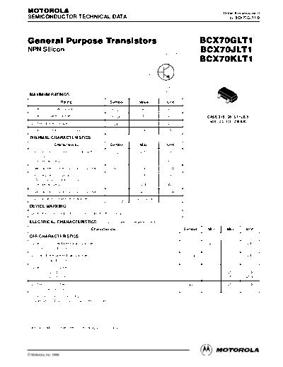 Motorola bcx70glt bcx70jlt bcx70klt  . Electronic Components Datasheets Active components Transistors Motorola bcx70glt_bcx70jlt_bcx70klt.pdf