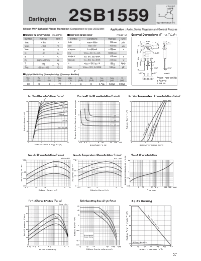 Sanken 2sb1559  . Electronic Components Datasheets Active components Transistors Sanken 2sb1559.pdf