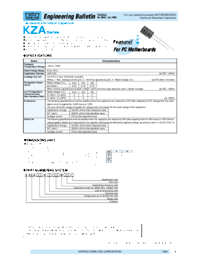 UCC KZA  . Electronic Components Datasheets Passive components capacitors UCC KZA.pdf